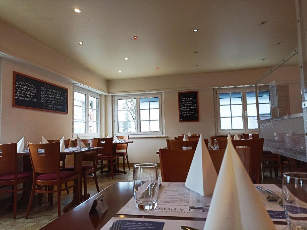 Hotel Restaurant De La Poste Mulhouse Ottmarsheim Bantzenheim Eksteriør billede
